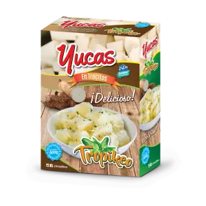 Yuca en Trocitos Caja Tropikeo